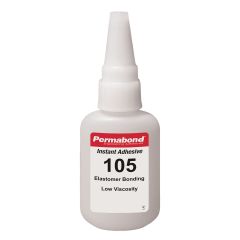 Permabond 105 Elastomer Bonding Cyanoacrylate Adhesive, Clear