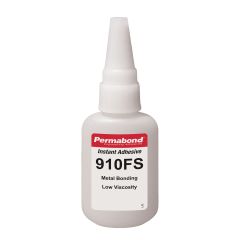 Permabond 910FS Metal Bonding Wicking Grade Cyanoacrylate Adhesive, Clear