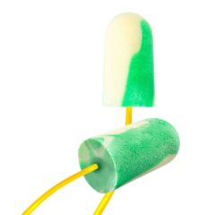 PIP BSF-30 Mega Bullet™ BioSoft™ Corded BioBased Foam Disposable Ear Plugs (Box of 100)