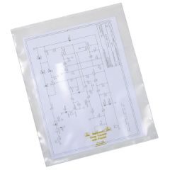 Protektive Pak 47122 Statfree Dissipative Document Holders with Pocket, 6mm, 10" x 12"