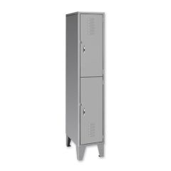 Pucel DTL-1212-60 Double Tier Steel Lockers with 2 Doors, 12" x 12" x 60"