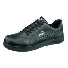 PUMA Safety Iconic Static Dissipative Men's Low Leather Safety Shoe, Black (Pair)