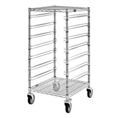 Bin Cart with 7 Rails, 24" x 21" x 45"