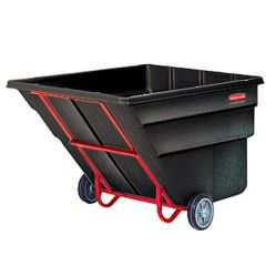 Rubbermaid 1011 Foam Molded Tilt Truck, Black, 64.5" x 30.25" x 38"