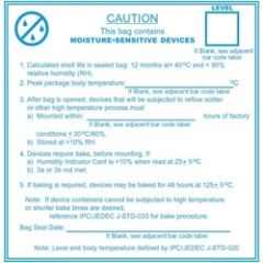 SCS JEDEC113 Moisture Warning Labels, 4" x 4", Roll of 100