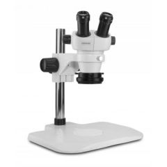 ELZ-Series Binocular Microscope with Post Stand & High Intensity Ring Light