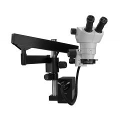 NZ-Series Binocular Microscope with Heavy-Duty Articulating Arm & Annular Ring Light