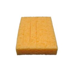 SIR S5S-P10 Solder Tip Cleaning Sponges, Slotted, 2.6" x 4.25" x 5/8" (Pack of 10)