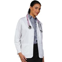 Fashion Seal® 125 Womens' Traditional Lab Jacket with 1 Inner & 2 Outer Pockets, White