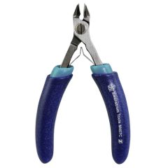 Medical-Grade Long Small Dual Tapered Head Diagonal Full-Flush Ultra Sharp Cutter with Tungsten Carbide Blades, 4.70" OAL