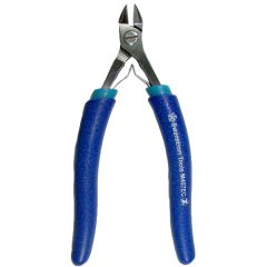 Medical-Grade Long Small Dual Tapered Head Diagonal Full-Flush Ultra Sharp Cutter with Tungsten Carbide Blades & Ergonomic Handles, 5.60" OAL