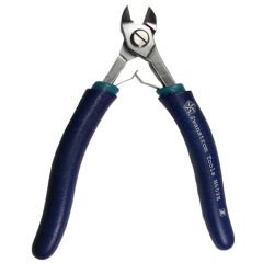 Medical-Grade Short Large Oval Head Diagonal Semi-Flush Non-Carbide Bullnose Cutter with Ergonomic Handles, 5.90" OAL