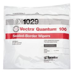 Texwipe TX1029 Vectra® Quantum® Polyester Double-Knit Wipes, 9" x 9"