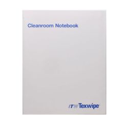 Texwipe TX5708 TexWrite® Hard-Bound College Ruled Cleanroom Notebook, Blue, 8.5" x 11"