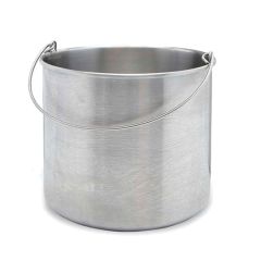 Texwipe TX7057 BetaMop® Seamless Stainless Steel Bucket, 8 Gallon Capacity