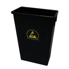 Transforming Technologies WBAS90 Conductive Trash Bin, 22 Gallon