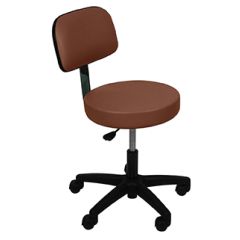 UMF Medical 6746 Ultra Comfort Vinyl Lab Stool with Backrest