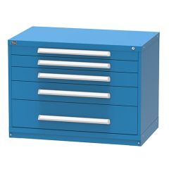 Vidmar RP1146AL Bench Height Drawer Cabinet with 5 Drawers, 33" x 45" x 27.75"