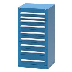 Vidmar RP3147AL Eye Height Drawer Cabinet with 9 Drawers, 59" x 30" x 27.75"