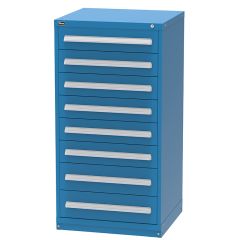 Vidmar SCU3163AL Eye Height Drawer Cabinet with 8 Drawers, 59" x 30" x 27.75"