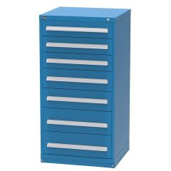 Vidmar SCU3389AL Eye Height Drawer Cabinet with 7 Drawers, 59" x 30" x 27.75"