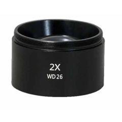 Auxiliary Objective Lens for 6.7-45x Stereo Zoom Microscopes, 2x