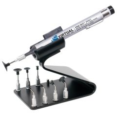 Virtual Industries V8901-KIT-B ESD-Safe PEN-VAC™ Vacuum Pen Kit with 8 Buna-N Static Dissipative Non-Marking Vacuum Cups, Probes & Vacuum Pen Holder