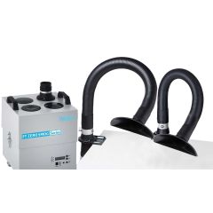 Weller T0053664299N ZeroSmog 4V Portable Fume Extractor with (2) Arm Kits for 4 Workstations