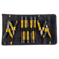 WIHA 32794 11-Piece ESD-Safe Precision Screwdriver & Pliers Set with PicoFinish® Handles includes Canvas Pouch 