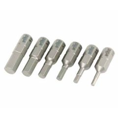 Wiha 71397 Hex Metric Insert Bit Set, 25mm OAL