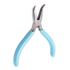 Xcelite CN255VN ESD-Safe Chain Nose Pliers with Serrated Jaw, 60° Curved Tips & Ergonomic Handles, 5" OAL