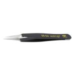 Aven Tools 18032ARS Artis 00-SA ESD-Safe Stainless Steel Tweezers with Heavy-Duty Fine Tips, 4.75" OAL