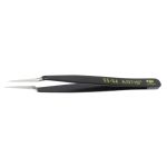 Aven Tools 18040ARS Artis SS-SA ESD-Safe Stainless Steel Tweezers with Fine Tips, 5.25" OAL