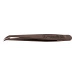 Aven Tools 18534 707A ESD-Safe Plastic Tweezers with 35° Curved, Fine Tips, 4.5" OAL