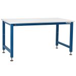 BenchPro™ 24" x 36" Electric Lift Workbench with Cleanroom Laminate & Rounded Front Edge