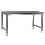 BenchPro™ 24" x 48" Stainless Steel Electric Lift Workbench with 0.75" Phenolic Resin Work Surface