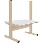 BenchPro™ Grant Series Double-Sided Modular Workstation with Formica™ Laminate