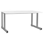 BenchPro™ 24" x 48" Stainless Steel Cantilevered Workbench with Cleanroom Laminate & Rounded Front Edge