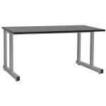 BenchPro™ 24" x 30" Stainless Steel Cantilevered Workbench with 1" Phenolic Resin Work Surface