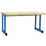 BenchPro™ 24" x 72" Cantilevered Workbench with 1.75" Lacquered Maple Butcher Block Work Surface