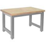 BenchPro™ 24" x 60" Heavy-Duty Workbench with 1.75" Oiled Maple Butcher Block Work Surface