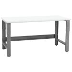 BenchPro™ 24" x 120" Workbench with LisStat™ ESD Laminate & Rounded Front Edge