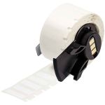 Brady Worldwide M6-20-423 Harsh Environment Multi-Purpose Polyester Labels, White, 1" x 2", Roll of 100