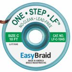 Easy Braid LF-C-10AS No-Clean Lead-Free Anti-Static Desoldering Braid, 0.075