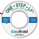 Easy Braid LF-D-25 No-Clean Lead-Free Desoldering Braid, 0.100