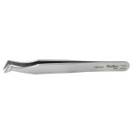 Carbon Steel Cutting Tweezer with Oblique Head & Super Flush 0.374" Hardened Edge Tips for 30 AWG Soft Wire