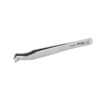 Erem 15ARW Swiss-Made Carbon Steel Cutting Tweezer with Round Head & Super Flush 0.2" Hardened Edge Tips, 4.5" OAL