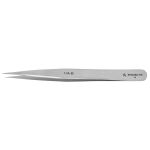 Excelta 1-SA-SE ★ Stainless Steel Tweezer with Straight, Very Fine Pointed Tips