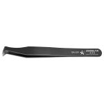 Excelta 15A-GW Three Star 4.50" High Precision Angled Head Carbon Steel Cutting Tweezer