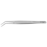 Excelta 24-6-SA Three Star 6.00" Angle Tip Broad Point Tweezer